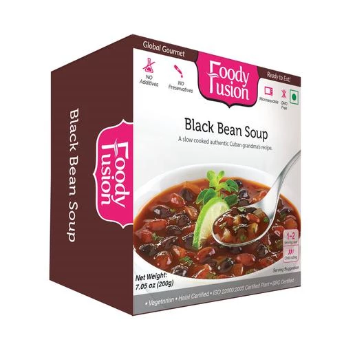 Foody Fusion Black Bean Soup, 200 g-5.webp